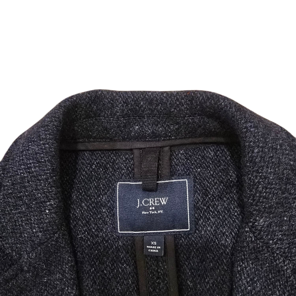 J. Crew Navy Blue Wool Blend Blazer Size XS - Picture 4 of 10